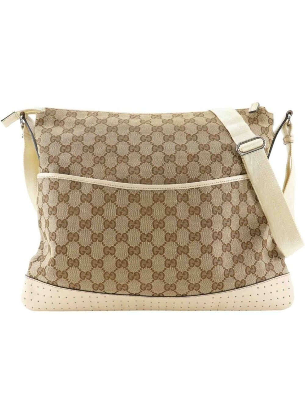 Gucci GG Canvas Beige Shoulder Bag